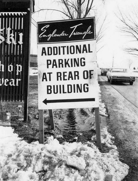 Englander Triangle - 1973 Photo From Ann Arbor District Library